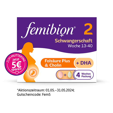 FEMIBION 2 Schwangerschaft Kombipackung 2x28 Stück
