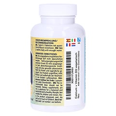 CALCIUM D3 600 mg/400 I.E. vegetarisch Tabletten 120 Stck - Linke Seite
