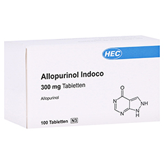 Allopurinol Indoco 300mg 100 Stck N3
