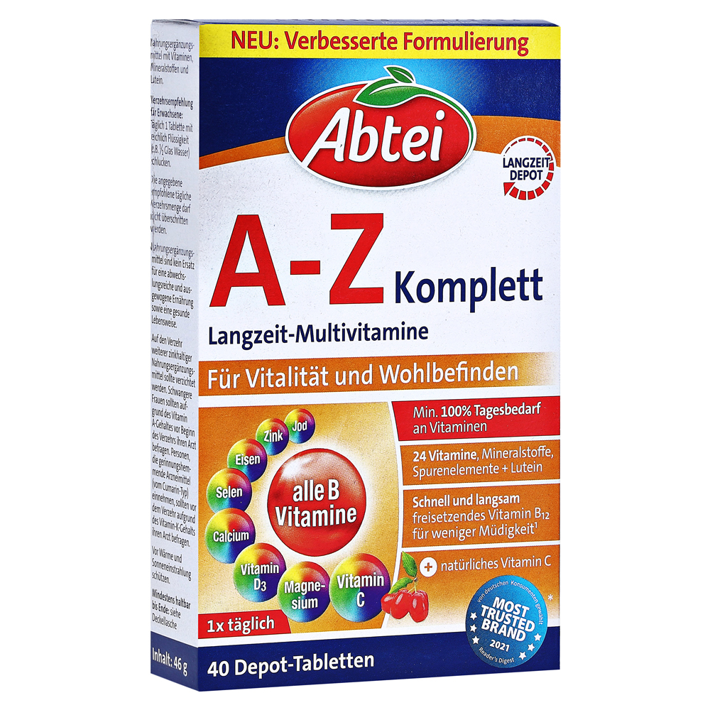 ABTEI A-Z Komplett Tabletten 40 Stück