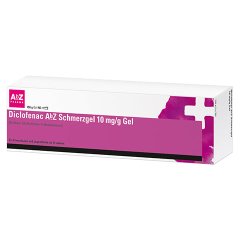 Diclofenac AbZ Schmerzgel 10mg/g 150 Gramm N3