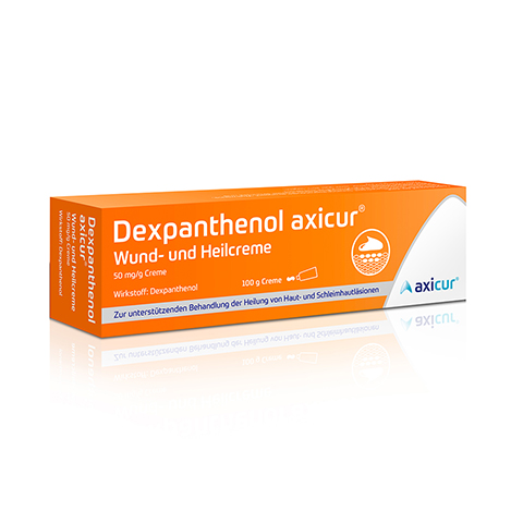 Dexpanthenol axicur Wund- und Heilcreme 50mg/g 100 Gramm