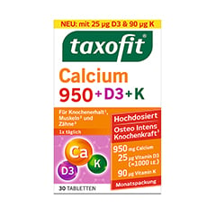 TAXOFIT Calcium 950+D3+K Tabletten