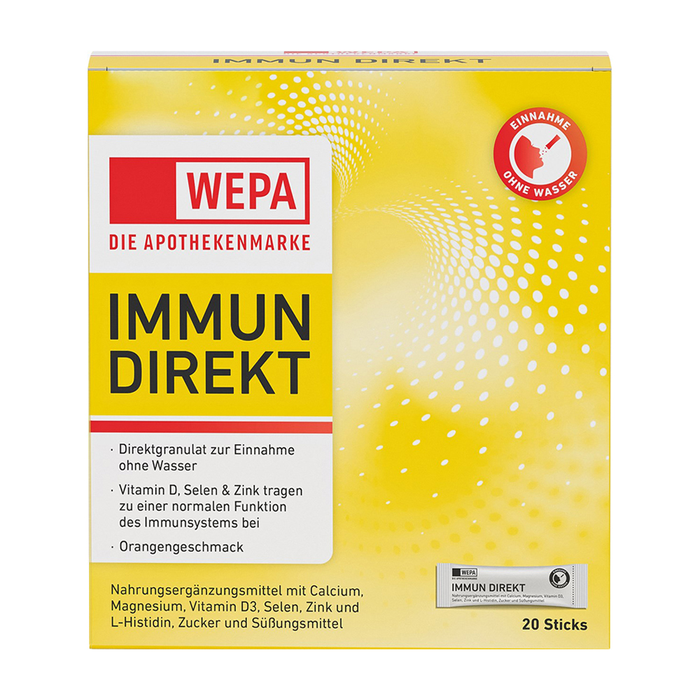WEPA Immun Direkt Sticks Pulver 20 Stück