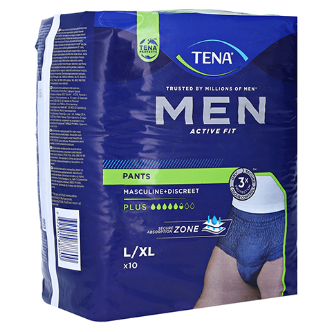 TENA MEN Act.Fit Inkontinenz Pants Plus L/XL blau 10 Stück