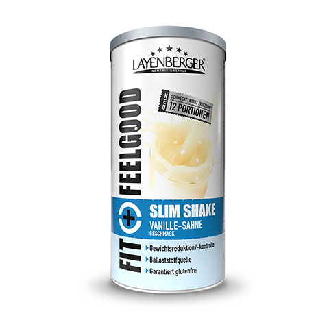 LAYENBERGER Fit+Feelgood Slim Shake Vanille-Sahne 396 Gramm