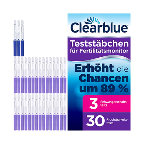 CLEARBLUE Fertilittsmonitor Teststbchen 30+3 33 Stck