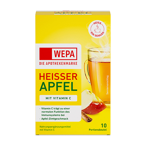 WEPA heier Apfel+Vitamin C Pulver 10x10 Gramm