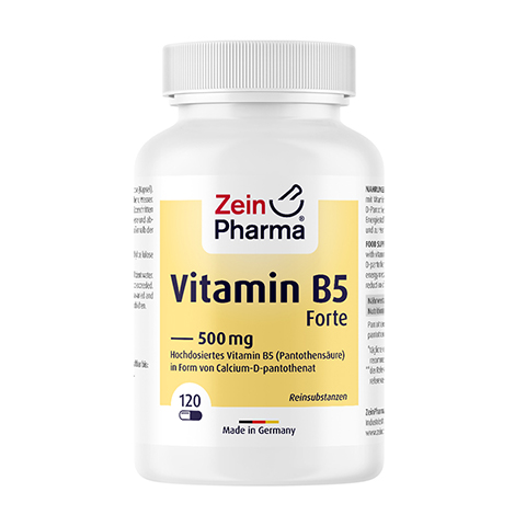 VITAMIN B5 PANTOTHENSURE 500 mg Kapseln 120 Stck