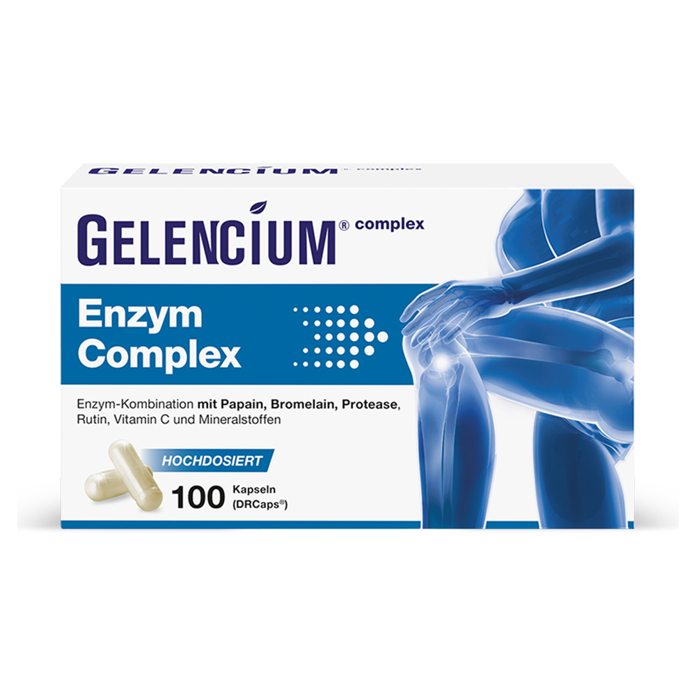 GELENCIUM Enzym Complex hochdos.m.Bromelain Kaps. 100 Stück