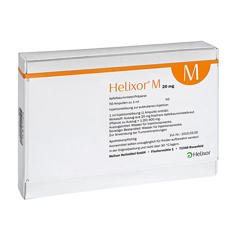 HELIXOR M Ampullen 20 mg 50 Stck N2
