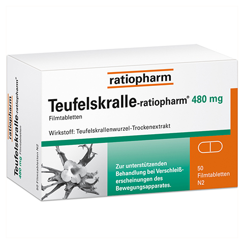 Teufelskralle-ratiopharm® - bei Gelenkschmerzen 50 Stück N2