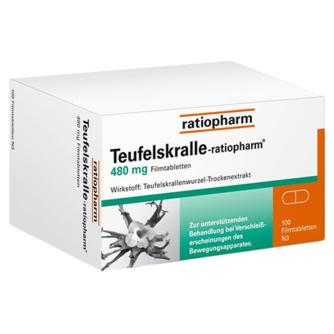 Teufelskralle-ratiopharm® - bei Gelenkschmerzen 100 Stück N3