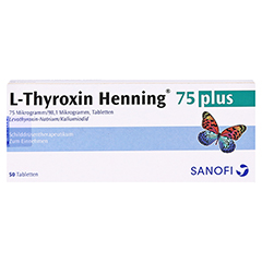 L-Thyroxin Henning 75 plus 50 Stck N2 - Vorderseite