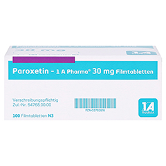 Paroxetin-1A Pharma 30mg 100 Stck N3 - Unterseite