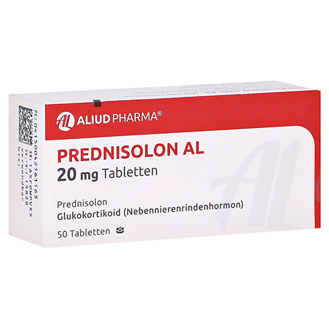 PREDNISOLON AL 20 mg Tabletten 50 Stück N2