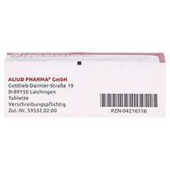 PREDNISOLON AL 20 mg Tabletten 50 Stück N2 - Unterseite