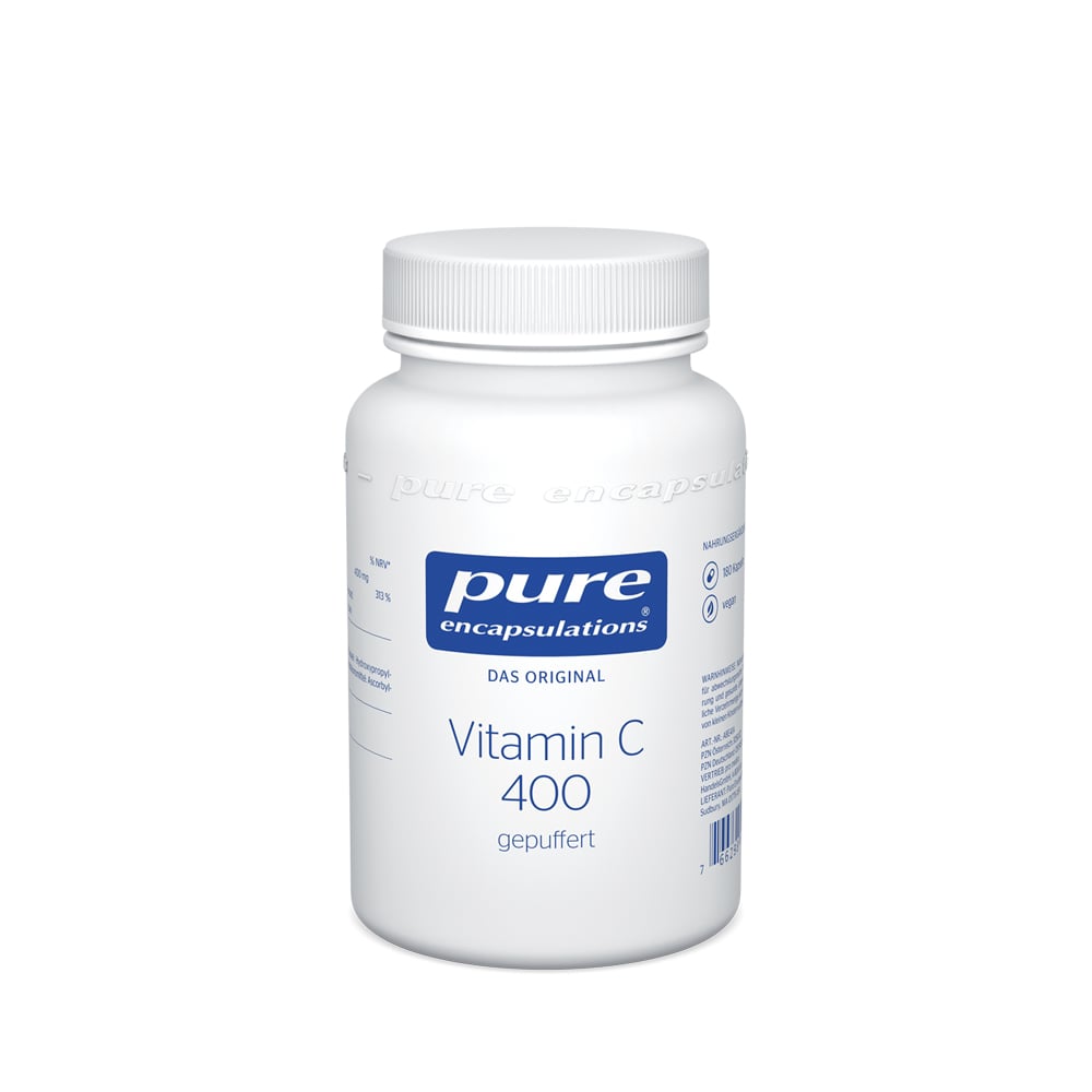 PURE ENCAPSULATIONS Vitamin C 400 gepuffert Kaps. 180 Stück