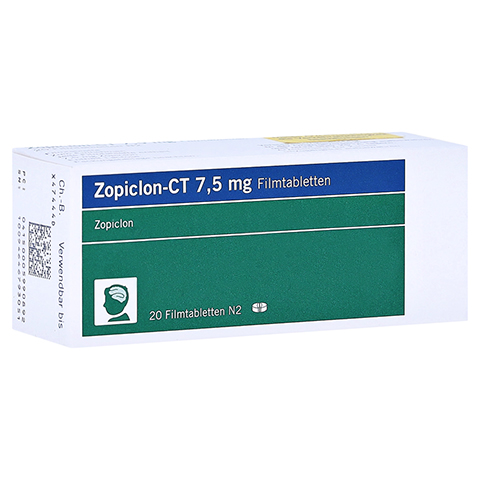 Zopiclon-CT 7,5mg 20 Stck N2