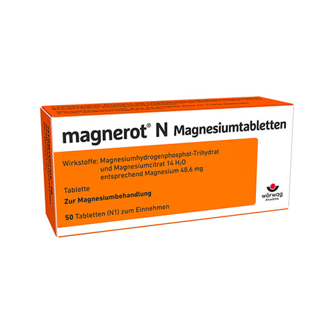 Magnerot N Magnesiumtabletten 50 Stück N1