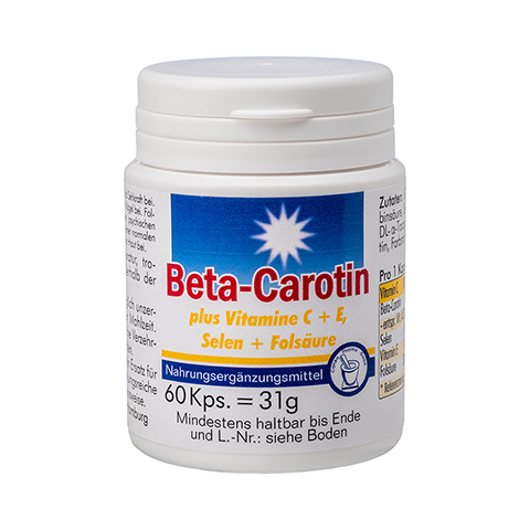 BETA CAROTIN KAPSELN+Vitamin C+E 60 Stück