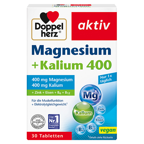 Doppelherz aktiv Magnesium + Kalium 400 30 Stück