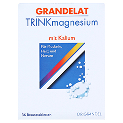 GRANDELAT TRINKmagnesium Brausetabletten 3x12 Stck - Vorderseite