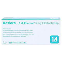 Deslora-1A Pharma 5mg 100 Stck N3 - Oberseite