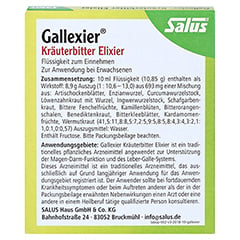 GALLEXIER Kräuterbitter Elixier Salus Flü.z.E. 3x20 Milliliter - Rückseite