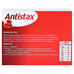 Antistax extra Venentabletten 180 Stk., bei Krampfadern & Besenreiser 180 Stck - Rckseite