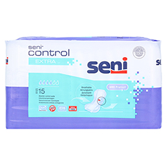 SENI Control Inkontinenzeinlage extra 15 Stück - Vorderseite