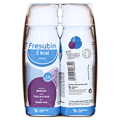 FRESUBIN 2 kcal DRINK Waldfrucht Trinkflasche 4x200 Milliliter - Linke Seite