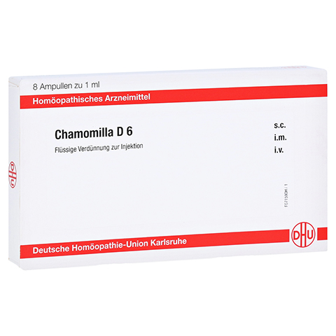 CHAMOMILLA D 6 Ampullen 8x1 Milliliter N1
