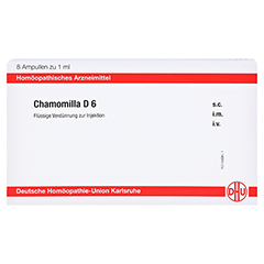 CHAMOMILLA D 6 Ampullen 8x1 Milliliter N1 - Vorderseite