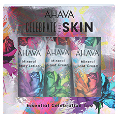 AHAVA Celebration Essential Body Trio 3x100 Milliliter - Vorderseite