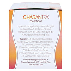 CHARANTEA metabolic Zimt Kräutertee Filterbeutel 20 Stück - Linke Seite