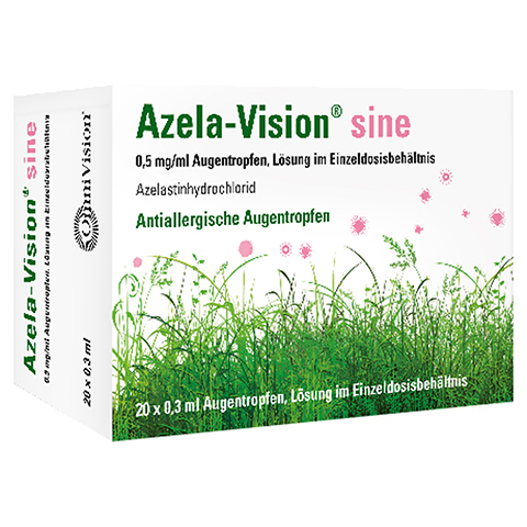 AZELA-Vision sine 0,5 mg/ml Augentr.i.Einzeldosis. 20x0.3 Milliliter N2