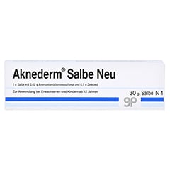 Aknederm Salbe Neu 30 Gramm N1 - Vorderseite