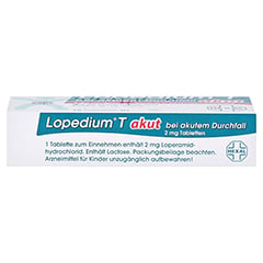 Lopedium T akut bei akutem Durchfall 10 Stück N1 - Oberseite