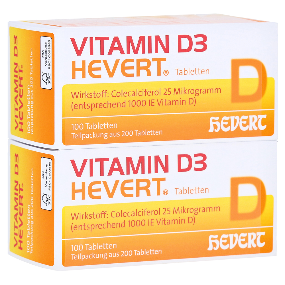 Vitamin D3 Hevert Tabletten 200 Stück