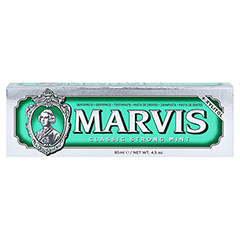 Marvis Classic Strong Mint Zahnpasta 85 Milliliter - Vorderseite