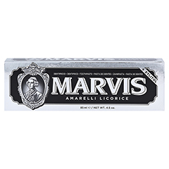 Marvis Amarelli Licorice Zahnpasta 85 Milliliter - Vorderseite