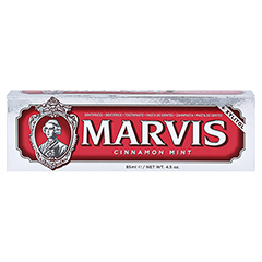 Marvis Cinnamon Mint Zahnpasta 85 Milliliter - Vorderseite