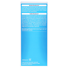 WELEDA Salbei Deodorant Nachfüll-Flasche 200 Milliliter - Rückseite