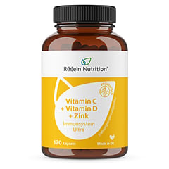 VITAMIN C+VITAMIN D+Zink Immunsystem Ultra Kapseln