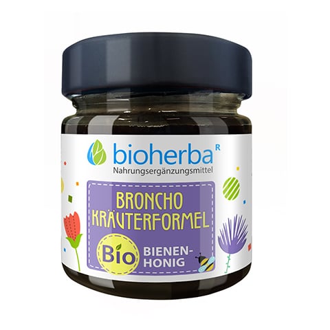 BRONCHO KRUTERFORMEL Bio Bienenhonig Mischung 280 Gramm