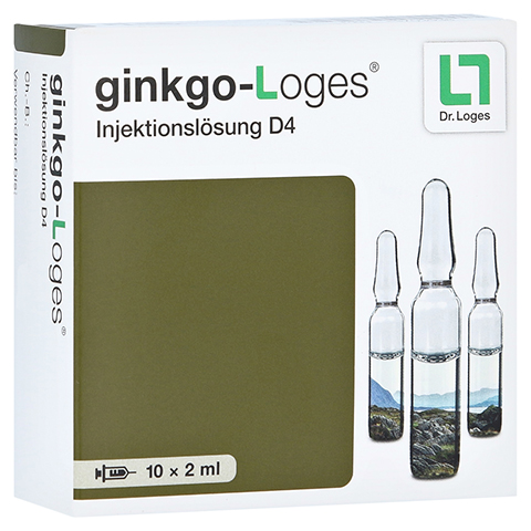 GINKGO-LOGES Injektionslsung D 4 Ampullen 10x2 Milliliter