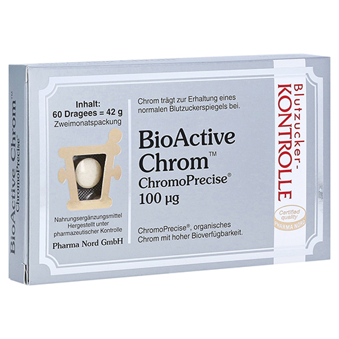 BIO ACTIVE Chrom ChromoPrecise 100 g Dragees 60 Stck
