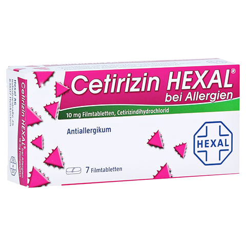 Cetirizin HEXAL bei Allergien 7 Stück