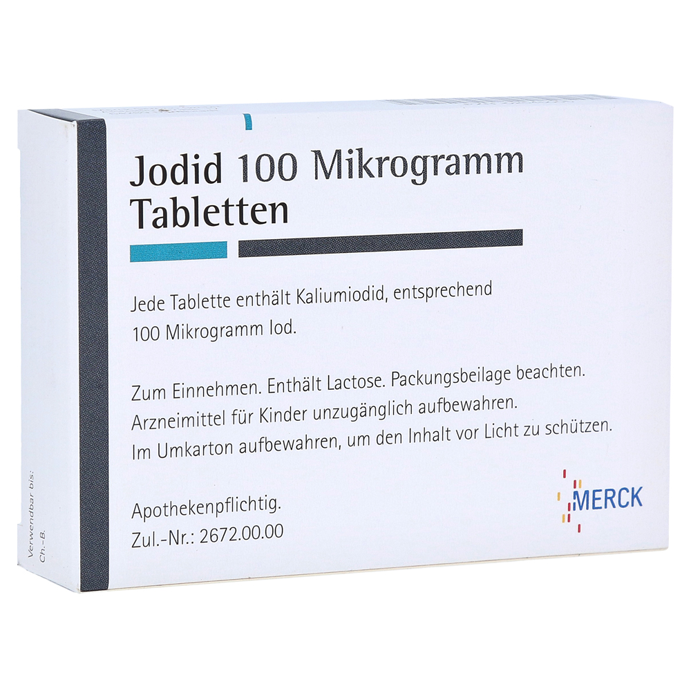 Jodid 100 Mikrogramm Tabletten 100 Stück